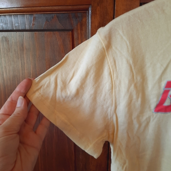 Britney Spears Britney Stronger pale yellow graphic short sleeve t-shirt size XS - Picture 6 of 9